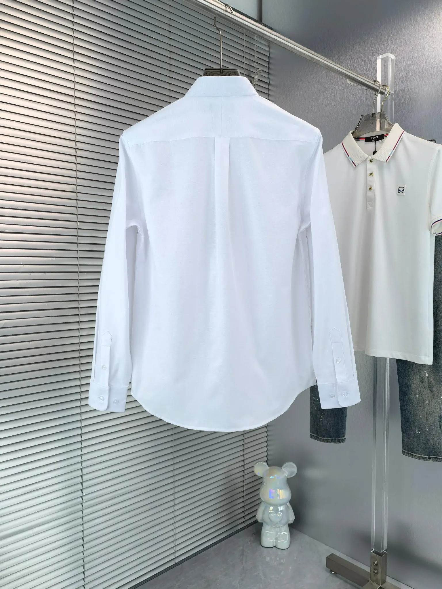 P210 🌸 (11 colors) Ralph Lauren polo long-sleeved classic popular shirt, collection picture➕detail picture❗Pure cotton Oxford fabric, the material is crisp and textured, not soft at all, and the upper body is stylish❗️❗️ Color: Picture color, Size: M---xxL